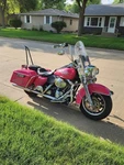 Tall Backrest Sissy Bar For Harley Touring Road King Electra Street Glide 97-08. Fixed Price $94.05.