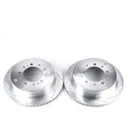 Powerstop Rear Evolution Drilled & Slotted Rotors For 08-11 Lexus LX570. Fixed Price $185.08.