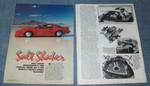 Gale Banks Twin Turbo 1988 Pontiac Trans Am Bonneville Article "salt Shaker". Fixed Price $13.99.