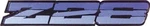 1986-87 Camaro Z28 Rocker Panel Emblem Dark Blue Metallic. Fixed Price $74.04.