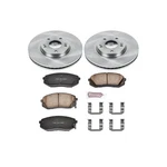 Power Stop KOE6087 Front 1-CLICK Replacement Brake Kit For Tucson/sportage. Fixed Price $153.07.
