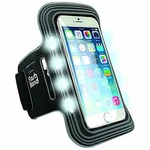Iwerkz Waterproof Universal Flashing Sports Phone Armband Black Case. Fixed Price $15.00.