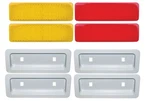 Oer Front And Rear Side Marker Lens Bezel Set 1969 Dart Charger Belvedere. Fixed Price $265.98.