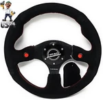 New Reinforced Nrg Innovations Steering Wheel RST-007S + U.s.p.l Air Freshener. Fixed Price $147.40.
