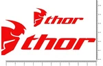 Thor Racing Die Cut Team Sticker Motocross 2 Pack 10.5" And 5.5" Mx. Fixed Price $7.95.