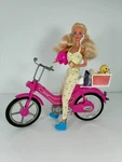 1983 Barbie Motor Bike/moped, Cute Doll, Sweet Pup And Accessories. Fixed Price $70.00.