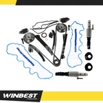 Timing Chain Kit Cam Phaser Selenoid Gasket Set Fit 04-06 Ford Lincoln 5.4L 3V. Fixed Price $202.00.