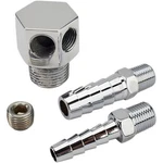 Speedway Motors Vacuum And Brake Booster Port, 1/4" & 3/8" Hose Barb Fittings. Fixed Price $32.99.