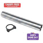 Dynomax 36324, One Natural Steel Pipe - Flex Kit High Performance & Racing Parts. Fixed Price $39.39.