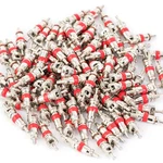 Aoerzn 100PCS Premium Tyre Tire Valve Cores, Stem Part Silver. Fixed Price $14.49.