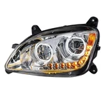 Lh United Pacific Chrome 10 Led Headlight For 2012-2021 Peterbilt 579. Fixed Price $359.99.