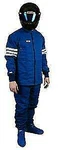 Simpson 0304311 Std 6 Driving Racing Suit Large Blue Twill New. Fixed Price $205.00.