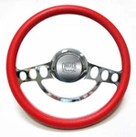 Hot Rod Street Rat Billet & Red Steering Wheel 4 Flaming River Column. Fixed Price $165.82.