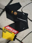Sniper Gang Racing Pants Mens Small Black Yellow Colorblock Joggers 1800. Fixed Price $22.87.