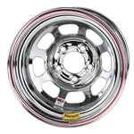 Basset 58D51IC 15X8 D-hole On Imca Chrome Wheel. Fixed Price $150.99.