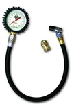 Joes Tire Pressure Air Gauge 0-60 Psi 2-1/2" Gid 17" Flex Hose #32307 Swivel End. Fixed Price $53.99.