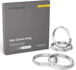 Hubcentric (pack Of 4) - 56.1MM Id To 57.1MM Od Silver Aluminum Hubrings. Fixed Price $18.57.