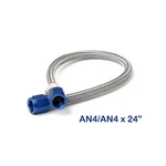 15230NOS Stainless Steel Braided Hose -4AN 2-FOOT Blue. Fixed Price $68.25.