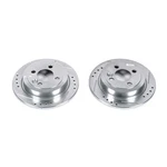 EBR1056XPR Powerstop 2-WHEEL Set Brake Discs Rear For Mini Cooper 2007-2016. Fixed Price $110.83.