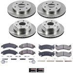 Powerstop Oe Stock Replacement Low-dust Ceramic Brake Pad And Rotor Kit. Fixed Price $335.05.
