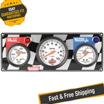 Quickcar 61-60313 Flag 2-1 OP/3"TACH/WT Gauge Panel. Fixed Price $409.95.