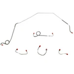 69 Chevy Camaro, Nova, Power Disc Brakes, Front 5 Line Kit; Stainless. Fixed Price $120.96.