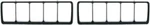 1971 Plymouth Gtx Road Runner Tail Lamp Bezels Pair. Fixed Price $264.88.