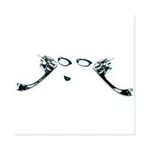 Oer R5051 Exterior Door Handles, Die-cast, Chrome, Front, Chevy, Pair. Fixed Price $68.99.