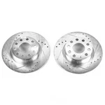 Disc Brake Rotor Set-rear Drilled, Slotted And Zinc Plated Pair. Fixed Price $175.99.