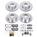 Powerstop Z36 Carbon-fiber Ceramic Brake Pad With Drilled And Slotted Rotor Kit. Fixed Price $530.22.