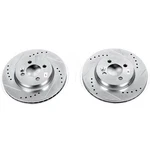 EBR854XPR Powerstop Brake Discs 2-WHEEL Set Front For Mini Cooper 2007-2016. Fixed Price $154.74.