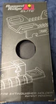 Rugged Ridge Elite Fire Extinguisher Holder Fits 76-20 Jeep Wrangler. Fixed Price $19.99.