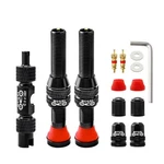 Muqzi Tubeless Schrader Valve Stems Kits - Alloy 60MM Bike No Black. Fixed Price $15.81.