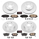 Powerstop Genuine Geomet Coated Rotor And Low-dust Ceramic Brake Pad Kit. Fixed Price $250.66.
