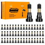 Ezisoe 50 Pcs TR600HP Snap-in Tire Valve Stems High Pressure Heavy Duty Rubber. Fixed Price $40.33.