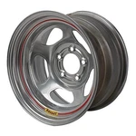 Bassett 50L54S 15X10 Inertia 5X5 4" Backspace Silver Wheel. Fixed Price $151.99.