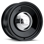 U.s. Wheel Rat Rod 65 Series Size: 17 10", Bolt Pattern: 5X5.5 Gloss Black. Fixed Price $317.69.