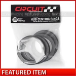 Circuit Performance 66.6 / 57.1 Plastic Hub Centric Rings (set Of 4) Fit Vw Audi. Fixed Price $10.95.