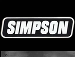 Simpson Safety Equipment - Original Vintage 70'S 80'S Racing Decal/sticker 10. Fixed Price $6.50.