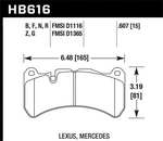 Hawk Performance HB616N.607 Disc Brake Pad Set. Fixed Price $292.49.