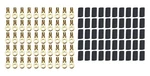 Quickcar 57-470-50 12-10 Awg #10 Ring Terminals 50-PACK. Fixed Price $73.03.
