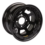 Bassett 13 X 7 Beadlock Racing Wheel, Black On 4.25. Fixed Price $174.99.