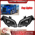 Lh & Rh Black Led Fog Lights For Freightliner Cascadia 2018-24 Driving Lamp Set. Fixed Price $129.95.