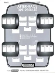 Quickcar Racing 51 215 After Race Tire Set Up Forms 50 Pk. Fixed Price $29.19.