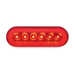 United Pacific 39218 Turn Signal Light 20 Led, 6" Oval, Turbine Design, Red Led/. Fixed Price $36.01.