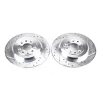 Power Stop AR8180XPR Drilled & Slotted Rear Rotor Set For Explorer Taurus Flex. Fixed Price $138.89.