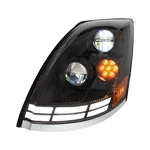United Pacific 35895 Headlight Black Led, Driver Side, With Dual Col For Volvo. Fixed Price $317.14.