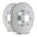Power Stop AR-85116XPR Drilled And Slotted Rear Brake Rotor (pair). Fixed Price $387.97.