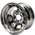 Bassett 15X8 D-hole Beadlock Wheel, On Bolt Pattern, Imca. Fixed Price $190.99.