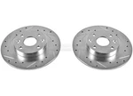 Powerstop 91-03 Ford Escort Rear Evolution Drilled & Slotted Rotors Pair. Fixed Price $104.72.